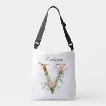 Elegant guldbukett brevväska V Crossbody-väska