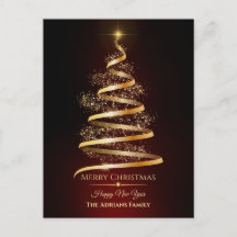 Elegant Gulden Julgran med gnistra ljus