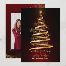 Elegant Gulden Julgran med gnistra ljus