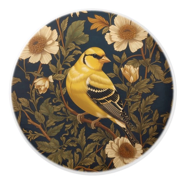 Elegant guldfink knopp (Framsidan)