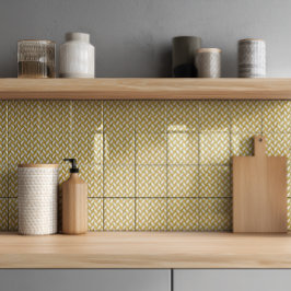 Elegant guldglitter sillren mönster kakelplatta