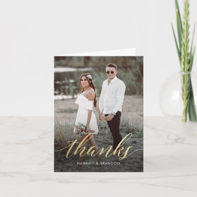 Elegant Guldmanus Tack (Framsida)