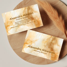 Elegant guldmarmor professionell visitkort