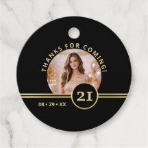 Elegant guldmonogram med foto