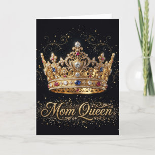Elegant Guldros Morsdags Lyxkort Kort