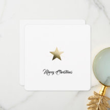 Elegant guldstjärna med delikat glöd Minimalistisk