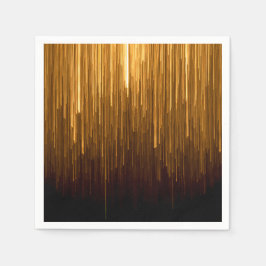 Elegant guldstjärna pappersservett