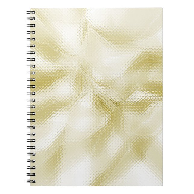 Elegant guldstruktur anteckningsbok (Framsidan)