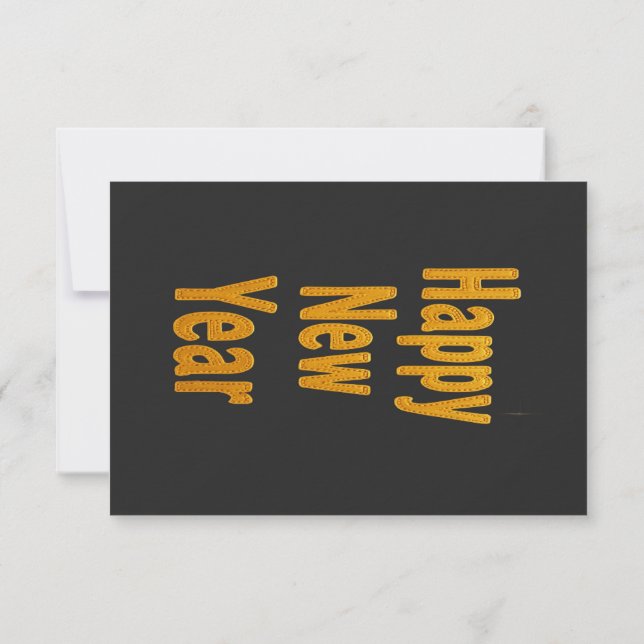 Elegant guldstygnad typografi Klassiskt party Inbjudningar (Baksida)