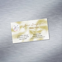 Elegant guldtextur logotyp visitkort