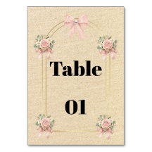 Elegant guldvalv rosa blommig pärlbröllopsbord