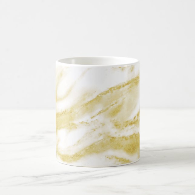 Elegant Gulfenmarmor Kaffemugg (Center)