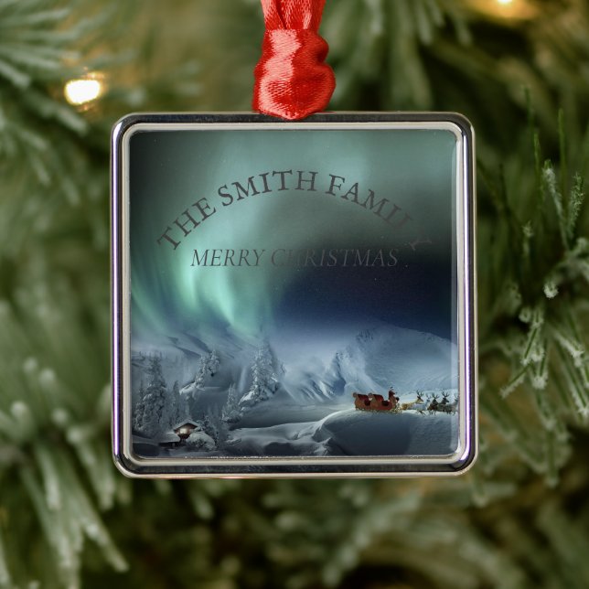 Elegant gullig metall-prydnadsföremål julgransprydnad metall (Träd)