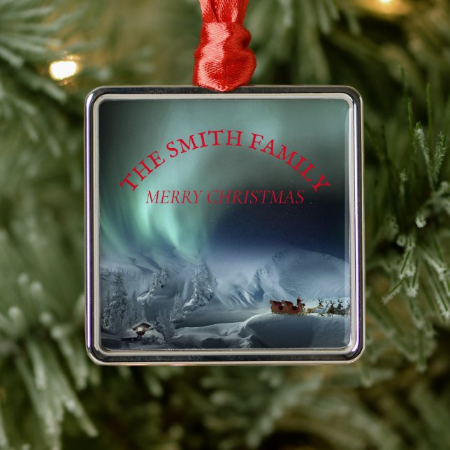 Elegant gullig metall-prydnadsföremål julgransprydnad metall (Träd)