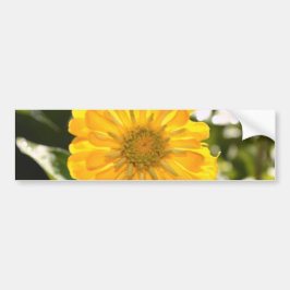 Elegant gult blommigt daisy bildekal