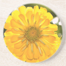 Elegant gult blommigt daisy  underlägg