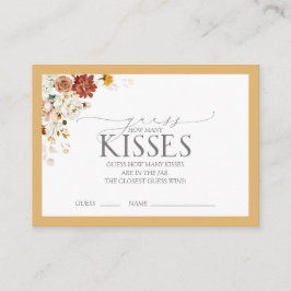 Elegant Gult Wildblommes Möhippa Game Tilläggskort