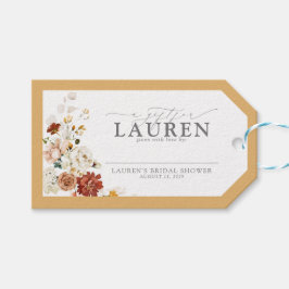 Elegant Gult Wildblommes Möhippa Ingen figursättni Presentetikett