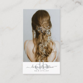 Elegant Hair Stylist Photo Hairstyle Hair Vine Visitkort