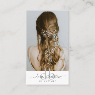 Elegant Hair Stylist Photo Hairstyle Hair Vine Visitkort