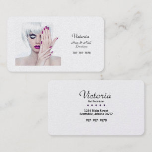 Elegant Hairstylist och Nagel Boutique Visitkort