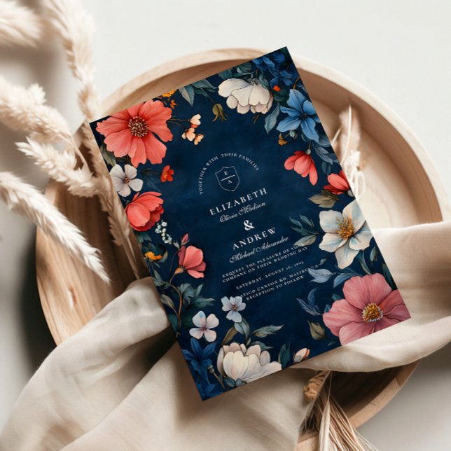 Elegant Halloween Bröllop Inbjudningar (Skapare uppladdad)