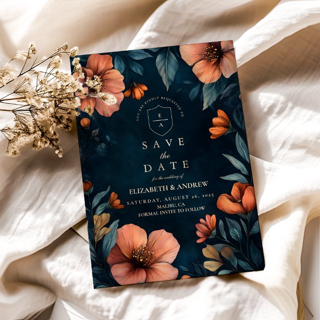 Elegant Halloween Bröllop Spara Datumet (Skapare uppladdad)