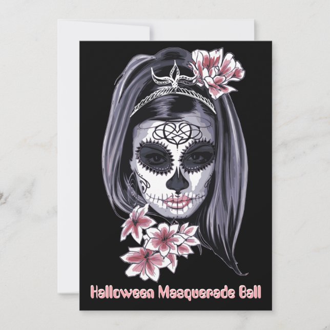elegant halloween cinco de mayo-sockerskalle (Framsida)