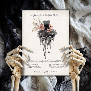 Elegant Halloween fest Dress Inbjudningar