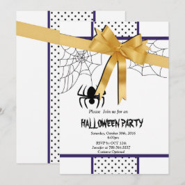 elegant Halloween fest Inbjudningar
