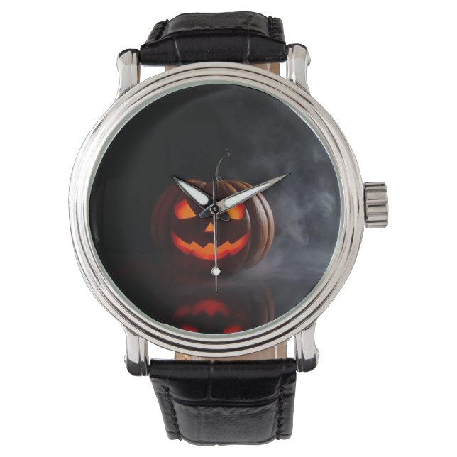 Elegant Halloween Glow eWatch 🎃 – Limited Edition Armbandsur (Framsida)