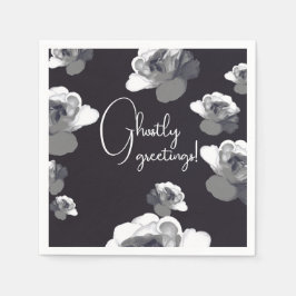 Elegant Halloween Hälsning Gholyst Ro Pappersservett