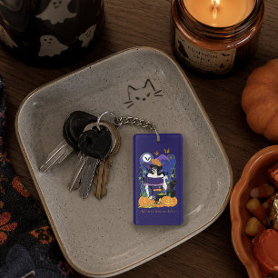 Elegant Halloween-häxa Socker Skalle Lila
