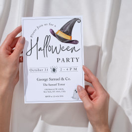 Elegant Halloween Invitation for Company Office Inbjudningar