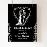 Elegant Halloween Skeleton Möhippa Välkommen Poster<br><div class="desc">Välkomna dina gäster i Pooky stil med vår Elegant Halloween Skeleton Möhippa Välkommen Poster! Denna vackert designade poster har en elegant skelettmotiv, omgiven av mörkens blommigtar och gotiska accenter, perfekt för att ange tonen för en sofistikerad Halloween-temad möhippa. Genom att kombinera inslag från den klassiska Halloween-retoriken med raffinerad elegans är...</div>
