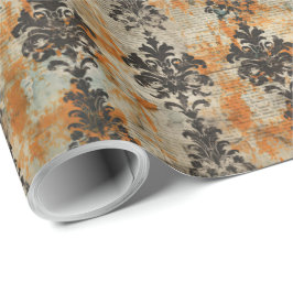 Elegant Halloween Toile Presentpapper