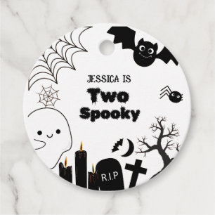 Elegant Halloween två-Födelsedagsfester Gåvor Etiketter