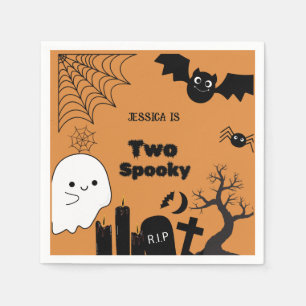 Elegant Halloween två spöklika andra födelsedagsfe Pappersservett