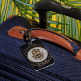 Elegant hamsa hand bagagebricka