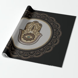 Elegant hamsa hand, presentpapper