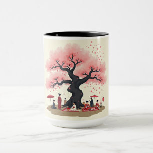 Elegant Hanami Körsbärsblommmug Mugg