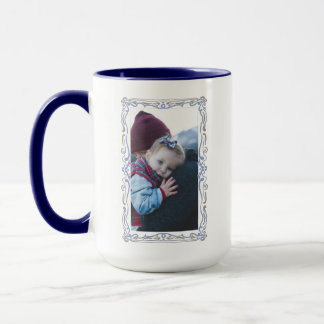Elegant Hand Drawn Frame Custom Image Mugg