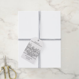 Elegant Hand plockade Venue Tack Presentetikett