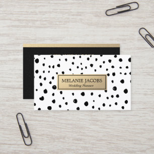 elegant händelseplanner visitkort