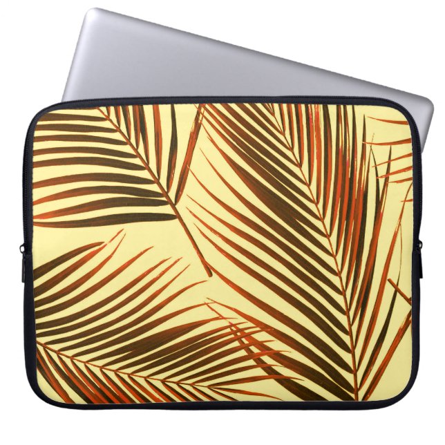 Elegant Handflatan Upprepa Mönster design Laptop Fodral (Framsidan)