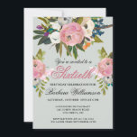 Elegant Handmålad Blommigt 60:e Födelsedagsfesten Inbjudningar<br><div class="desc">Starta detta speciella 60-årsfirande i en elegant stil med denna vackert målade inbjudan med färgstarka men mjuka blommor - som leder med rosa och grönhet, men som samtidigt tillför intressanta andra beröringar av färg. Hela texten kan vara personlig för party, inklusive hedersgästen. Om du har speciella förfrågningar eller behöver hjälp...</div>