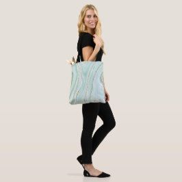 elegant handmålad flytande marmor design med gli tygkasse