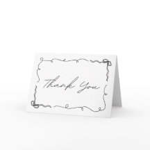 Elegant Handritad Båge Doodle Chic Bröllopsdusch