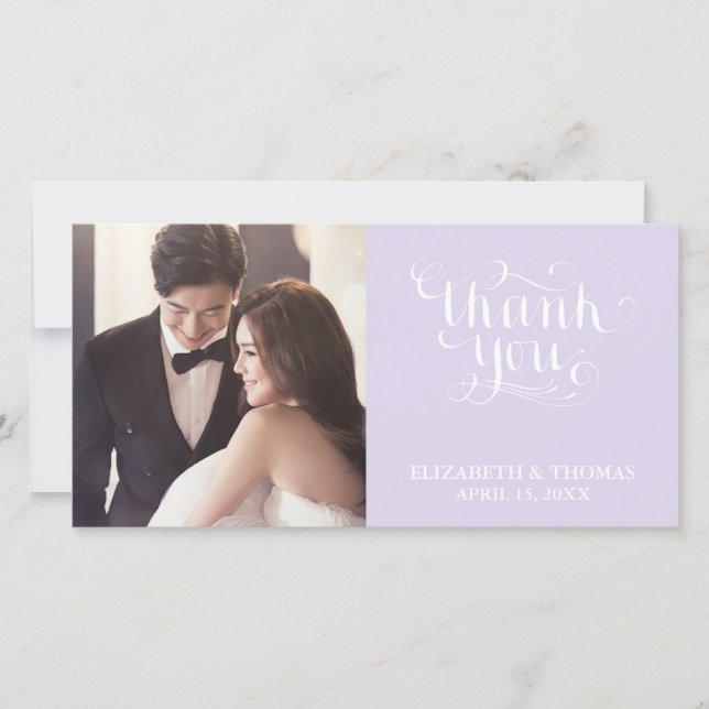 ELEGANT HANDSKRIFTLIG SKRIVSTICKFOTOTALT TACK DU K KORT (Framsida)