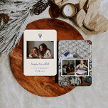 Elegant Hanukkah Menorah | Familjefoton Julkort<br><div class="desc">Fira festivalen i Ljus med det här elegant dubbla-sidade Hanukkah-fotokortet med en modern mentorahdesign och anpassade-fotolayout. På framsidan framhävs ditt varma Julhälsningar med plats för ett bild som är en favorit, medan baksidan ger plats för ytterligare tre foton som omges av den festliga informationen om Hanukkah. Anpassa till din familj...</div>